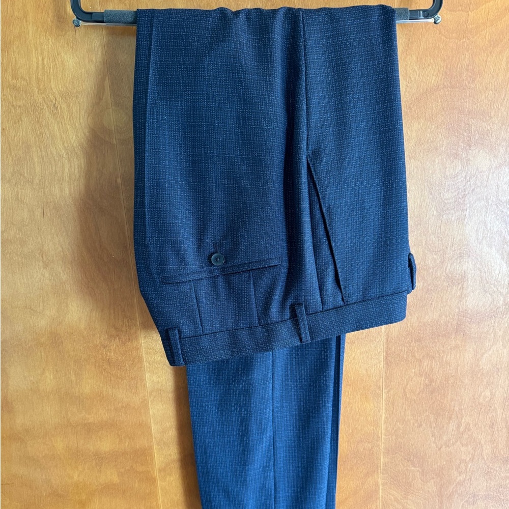 Navy Blue Hugo Boss Dress Pants